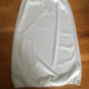 Vintage half slip white nylon